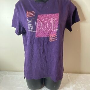 Nike Purple Tee with Graphic Print